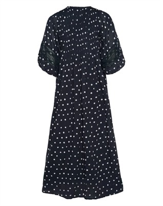 Bolette Kjole - Black Dots